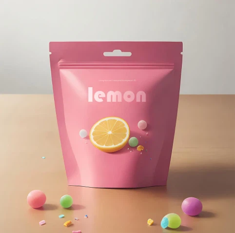 Populær plastmatpose Glidelås Plastpose Egendefinert mønsterpakning Plastmatposer